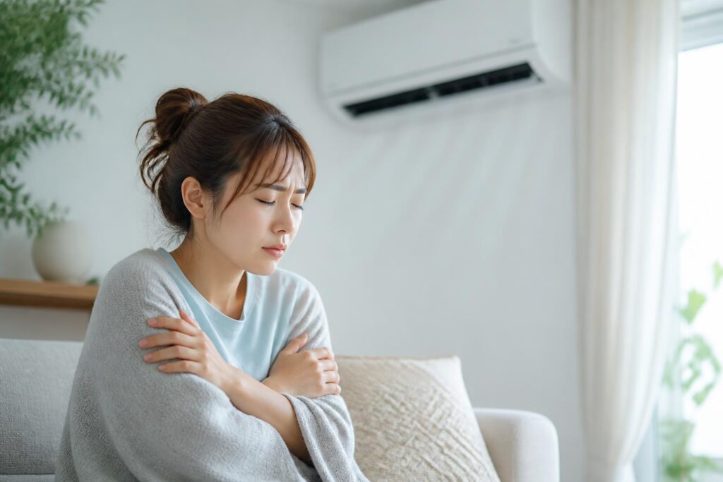 冷房病の影響は体にどのように現れる？