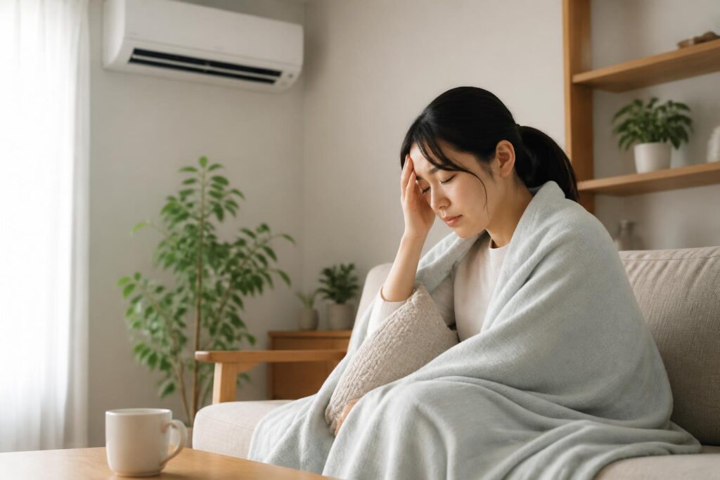 クーラー病による肌荒れの対策は何が効果的ですか？