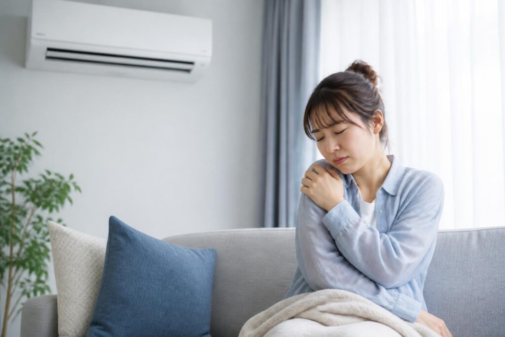 冷房によるむくみ解消に効果的な方法は？