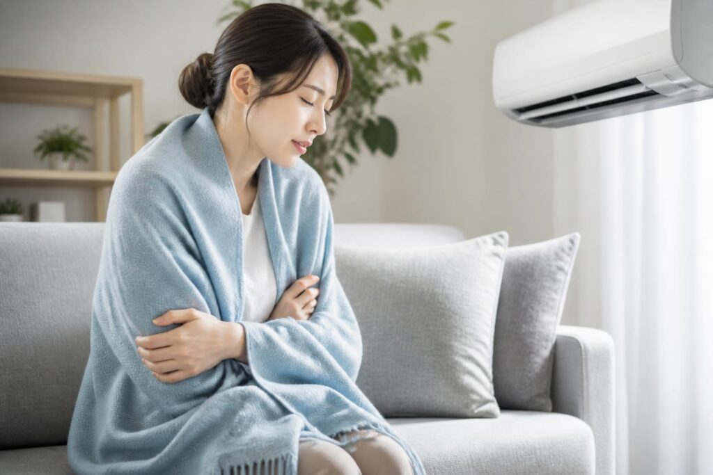 冷房病による吐き気の対処法は？