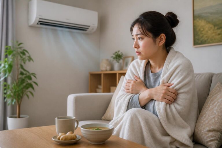 冷房病はスーパーの寒さでも起こる？